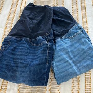 Bundle of TWO Maternity Jeans